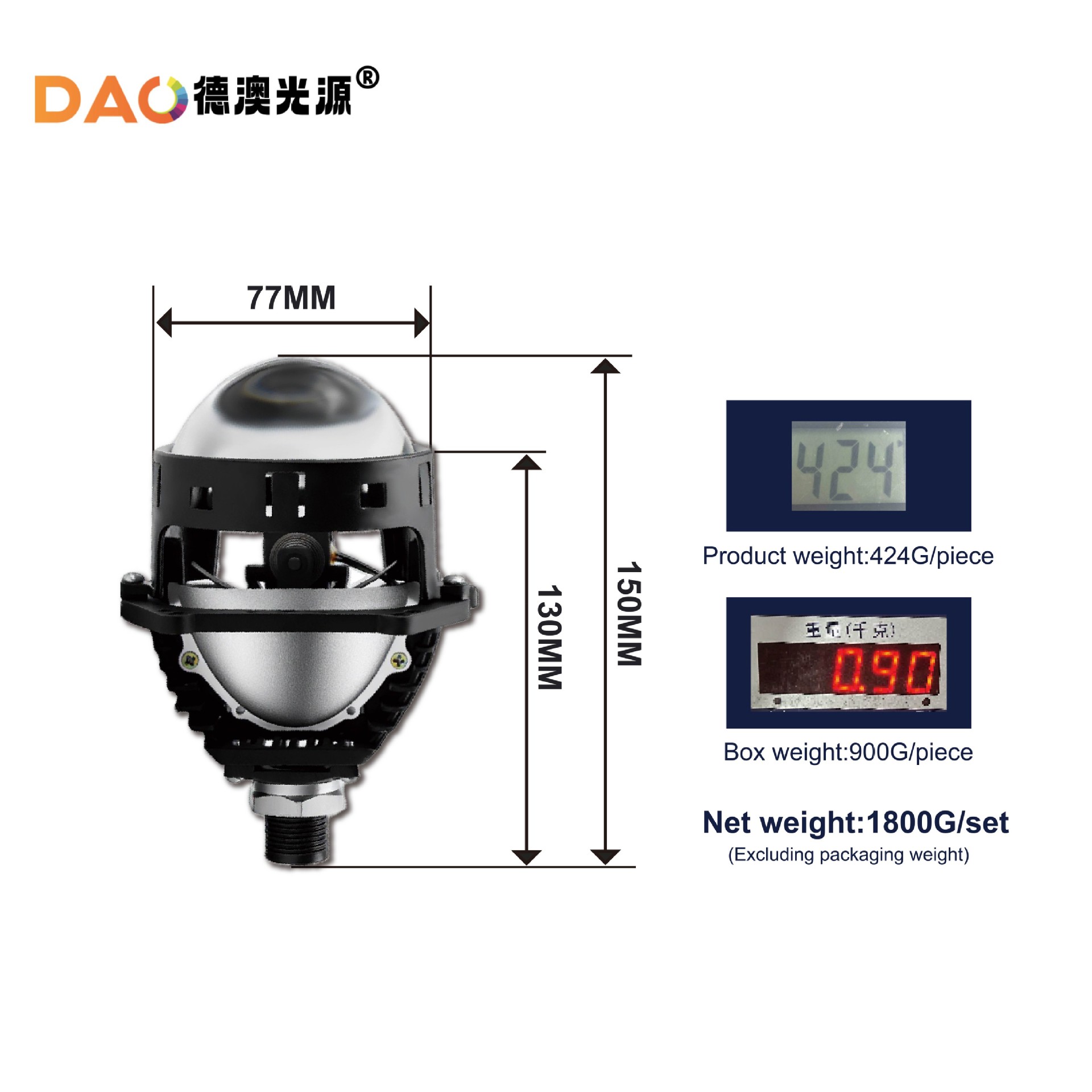 Ventas transfronterizas calientes de alto brillo LED delantero de automóvil PL3B lente de automóvil de alta luz de cerca integral impermeable luz de automóvil súper brillante