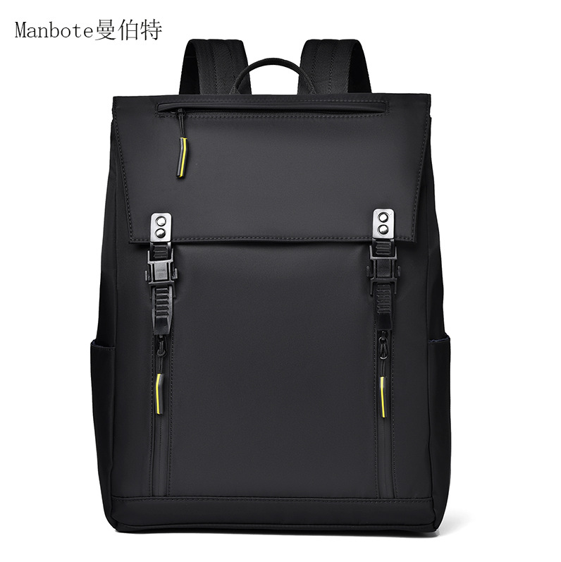 跨境新款小眾高級感商務男士雙肩包大容量通勤15.6寸電腦背包