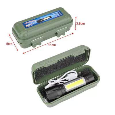 Side Light Aluminum Alloy Rechargeable | UV fənərlər