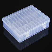 跨境30格5.5塑料小方盒小杂物收纳盒透明防尘整理用具拼豆收纳盒