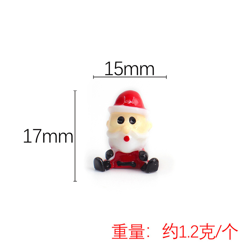 YQT圣诞公仔麋鹿圣诞老人工艺品微缩桌面摆件圣诞节减压玩具|undefined