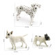 Cross-border Children's Cognitive Simulation Dalmatians Bulldog Bull Terrier Pet Dog Model Animal Decoration Ornaments
