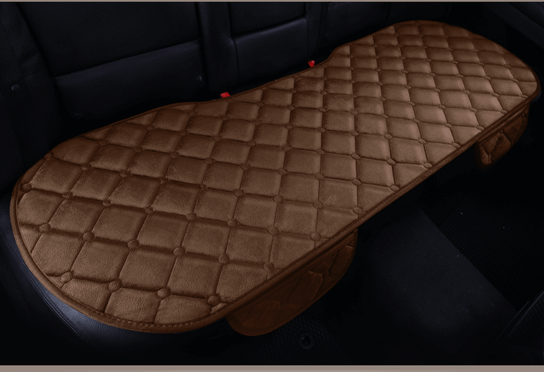 Non-slip warm car seat cushion three-piece set without backrest wool cushion manufacturers