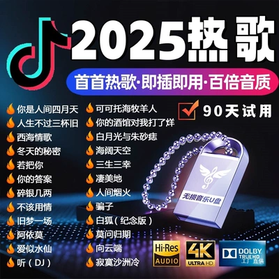 Car USB Flash Drive Songs 2026 New Model Berlin Sound High-End Lossless Sound Quality USB Flash Drive Car Music m Peihui