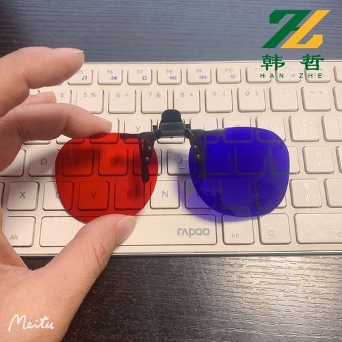 2023新款有 厂家直销红蓝夹片3d眼镜 3D 立体眼镜 运动款批发
