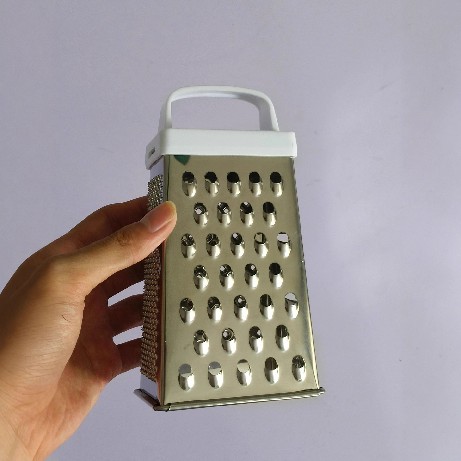 Acero inoxidable cuadrangular planador de melón de cocina multipropósito cortador de verduras de queso de patata planador de queso planador de queso planador de cuatro lados