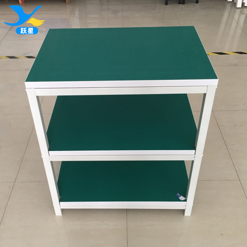 操作维修三层置物流水线工作台 打包台车间流水线防静电工作台