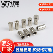 加湿高压雾化喷头喷雾配件9.52PE管快插喷座接头直通单喷双喷终端