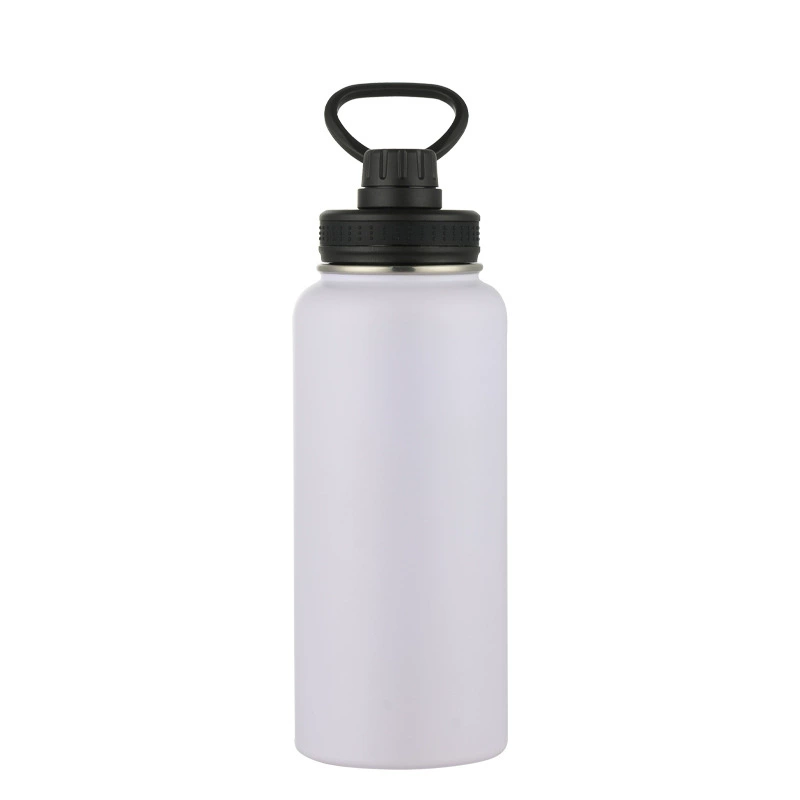 Capacious space liner stainless steel, glass, travel handheld sports bottle, European style, stainless steel AISI 304