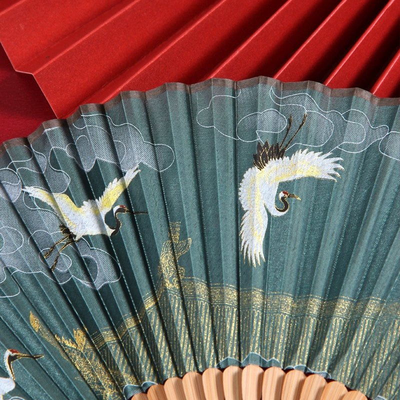 雅扇堂 Классический круглый веер, ручной Hanfu, чонсам, Китайский стиль