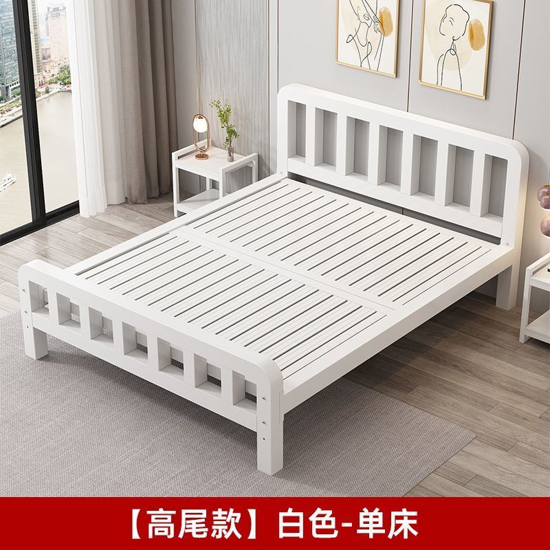 铁艺床加固加厚双人床1.8铁床单人1.0米铁架床现代简约1.5m家用|undefined