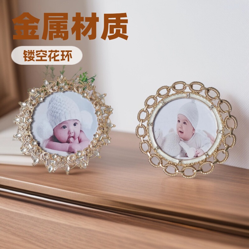 2022 new light gold metal photo frame table modern simple creative photo frame 2022 new light gold metal photo frame table modern simple creative photo frame