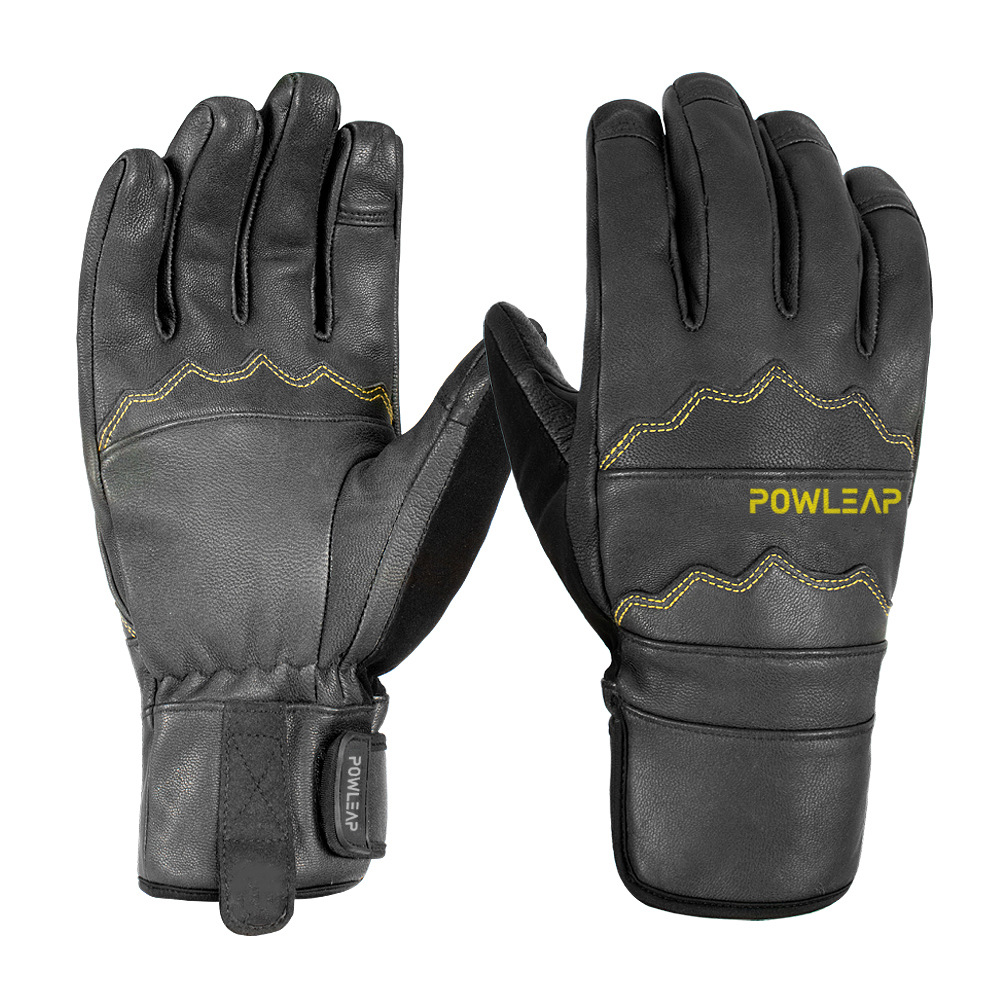 手套男女士冬季加厚山羊毛保暖真皮騎行滑雪摩托車山羊皮防風(fēng)寒水