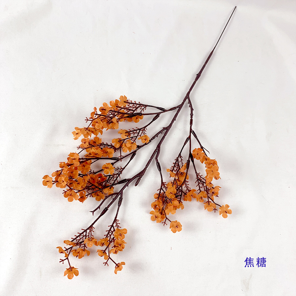 Simulación de estrellas pequeñas flores cortas coloridas flores falsas transfronterizas arreglos de flores en la mesa del hogar de flores falsas arreglos de flores en la sala de boda