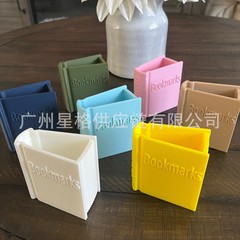 3dプリンテッドブックマークホルダークロスボーダー3dプリントブック形しおりラック