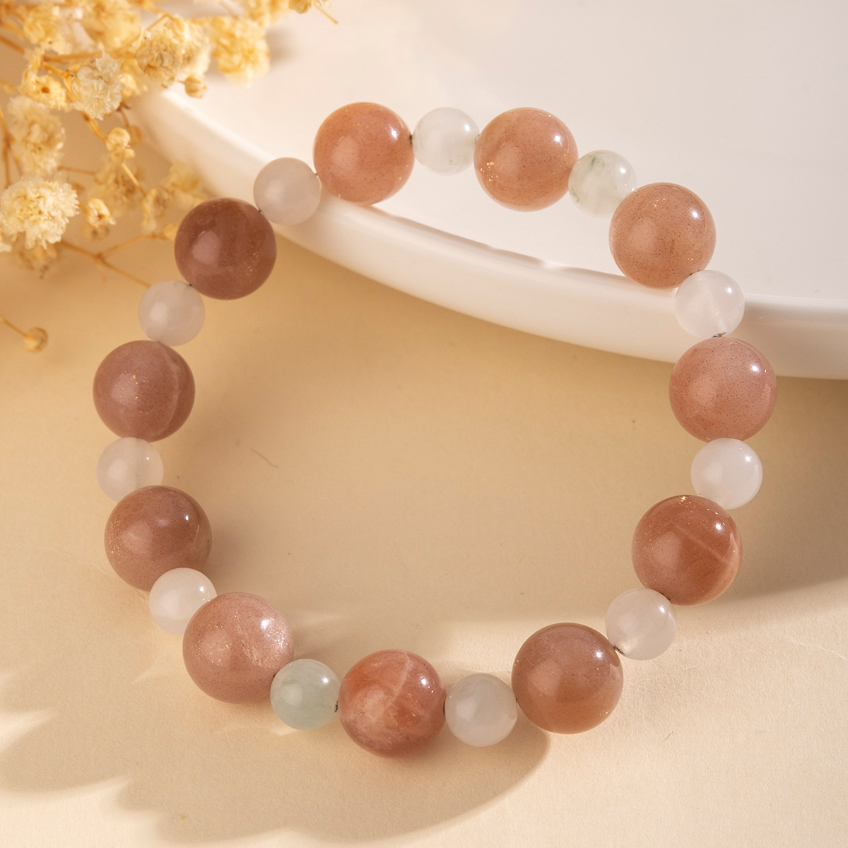 10mm 오렌지 달빛 천산 녹색 단일 원형 모델