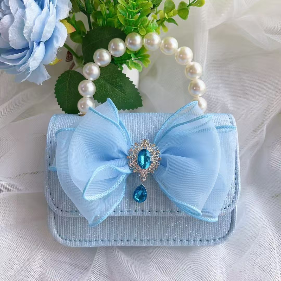Melody bow bolso de princesa bolso de perla bolso de Año Nuevo bolso de cambio accesorios cadena de hombro