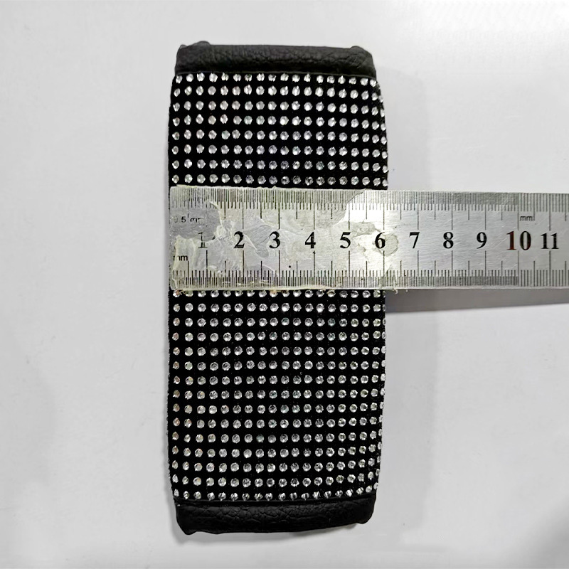 Car Steering Wheel Cover Diamond New Four-Season Universal Seat Belt Cover Multi-Piece Coaster Steering Wheel Protective Cover