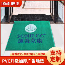 丝圈地垫定制酒店电梯门入户塑料红地毯 商用婚庆迎宾PVC防滑脚垫