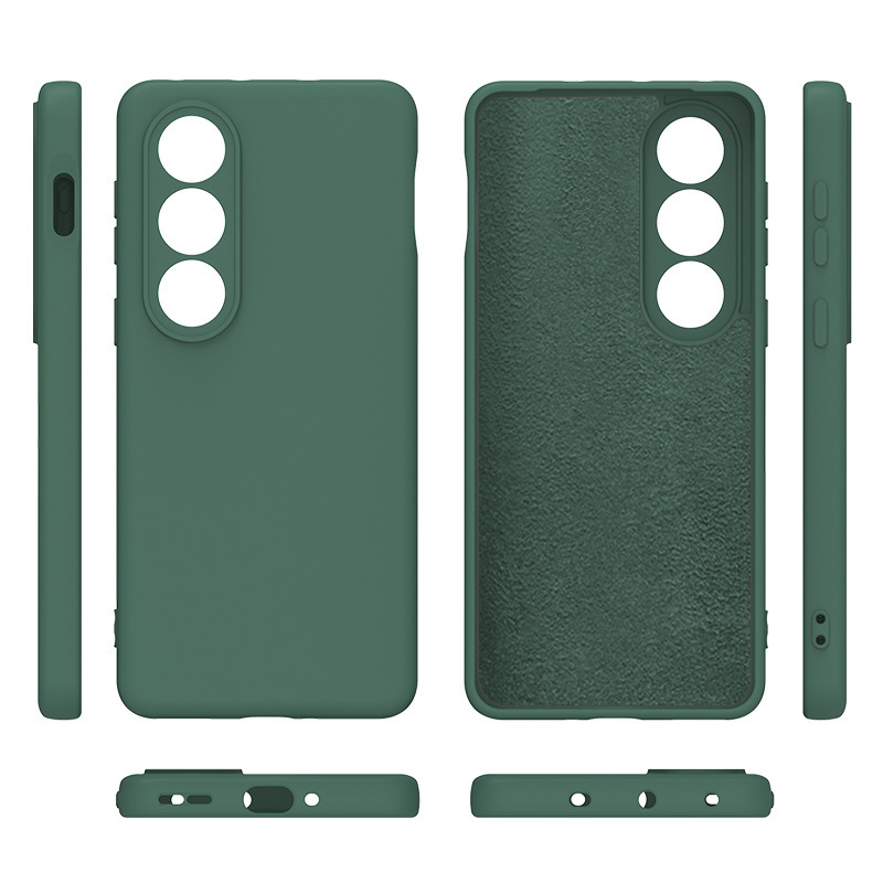 Suitable for 1+Ace3V Liquid Silicone Phone Case 1+15 Imitation Original Thickened 1.8mm Flocking Simple Anti-Fall Protective Cover Suitable for 1+Ace3V Liquid Silicone Phone Case 1+15 Imitation Original Thickened 1.8mm Flocking Simple Anti-Fall Protective Cover