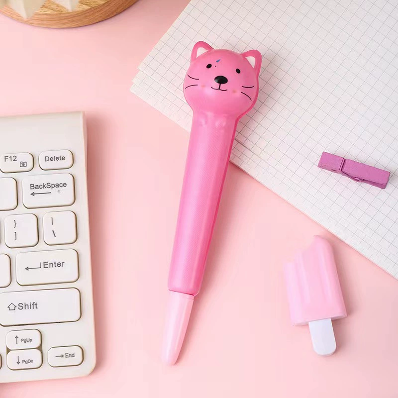 Капельная ручка-монстр Cartoon rollerball pen, наконечник 0,5 мм, канцелярия для детей, assorted designs, вес 0,06 кг