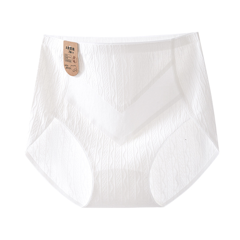Verano de algodón fino 7A antibacteriano de cintura media y alta para mujer calzoncillos transpirables de algodón de gran tamaño