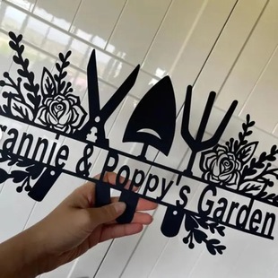 Garden Name Personalized Decoration Amazon Hot Garden Art Multi Size