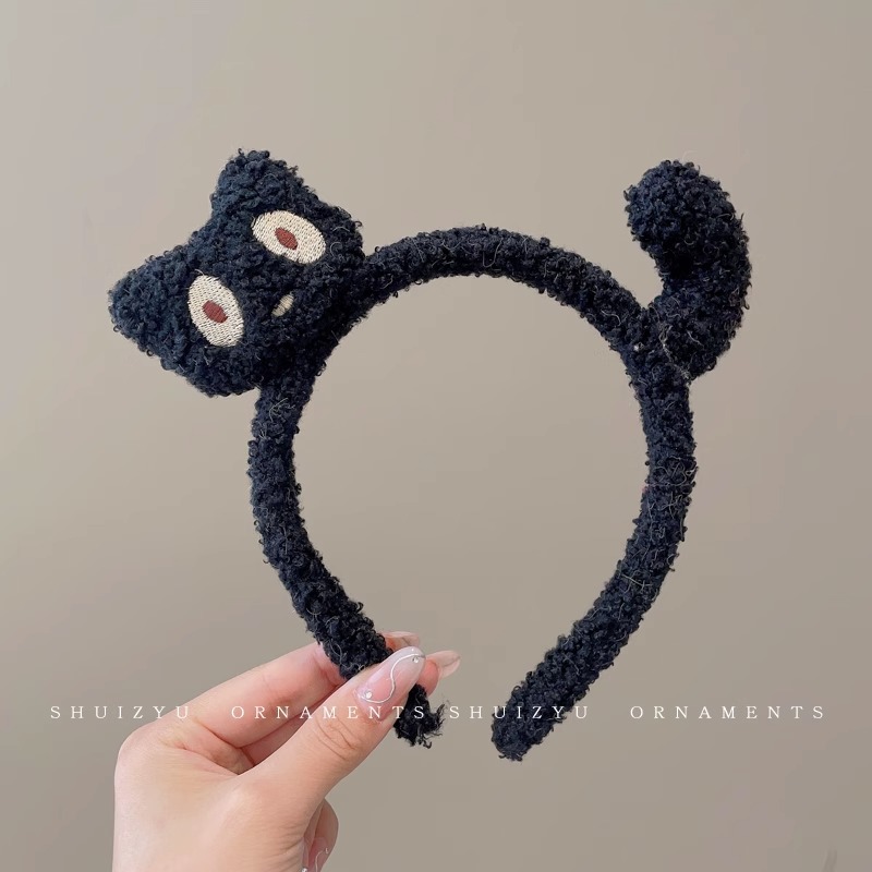 Face Wash diadema especial femenina 2023 nueva diadema femenina antideslizante horquilla de pelo de felpa Paquete de pelo banda de pelo de dibujos animados tocado