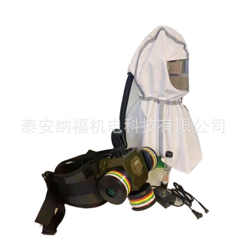 现货供应正压式电动送风呼吸器PAPR电动送风面罩强制送风头罩