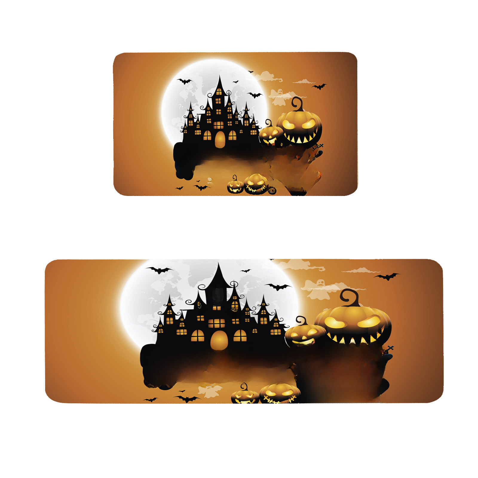 Hallowmas Christmas Kitchen Non-slip Dirty Mat Set Bathroom Water Absorbent Quick-drying Foot Mat Entry Door Mat_voghion.com