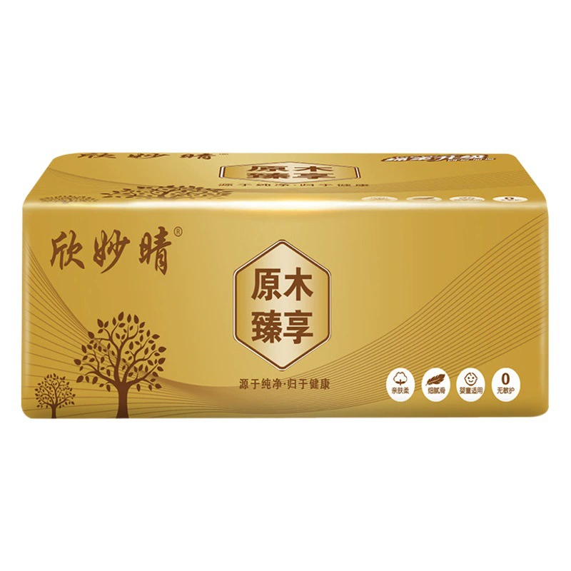60 упаковок полной коробки бытовой доступной салфетки из древесной массы для матери и ребенка
