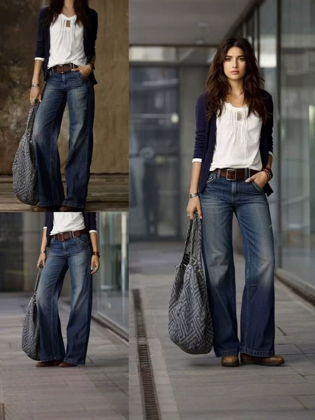 retro trousers for leisure
