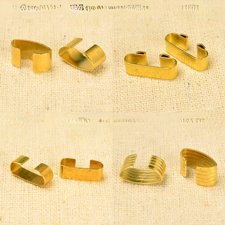 【悠茉】厂家直销绳扣 黄铜C扣夹扣 串珠卡扣 手工diy饰品配件