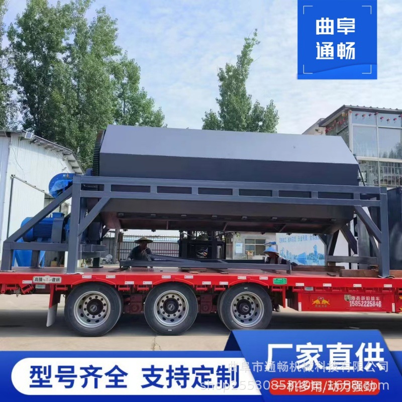 400升六角抛光机 鹅卵石去棱角滚筒研磨机 钢筋螺丝打磨除锈机