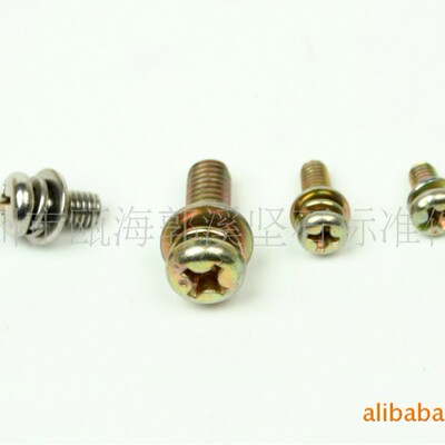 Manufacturers supply Pan head Combination of screws GB9074.7