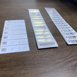 3M-7166 synthetic inscription plate 3M Purification label 3m barcode paper Cleanroom QR code Labels