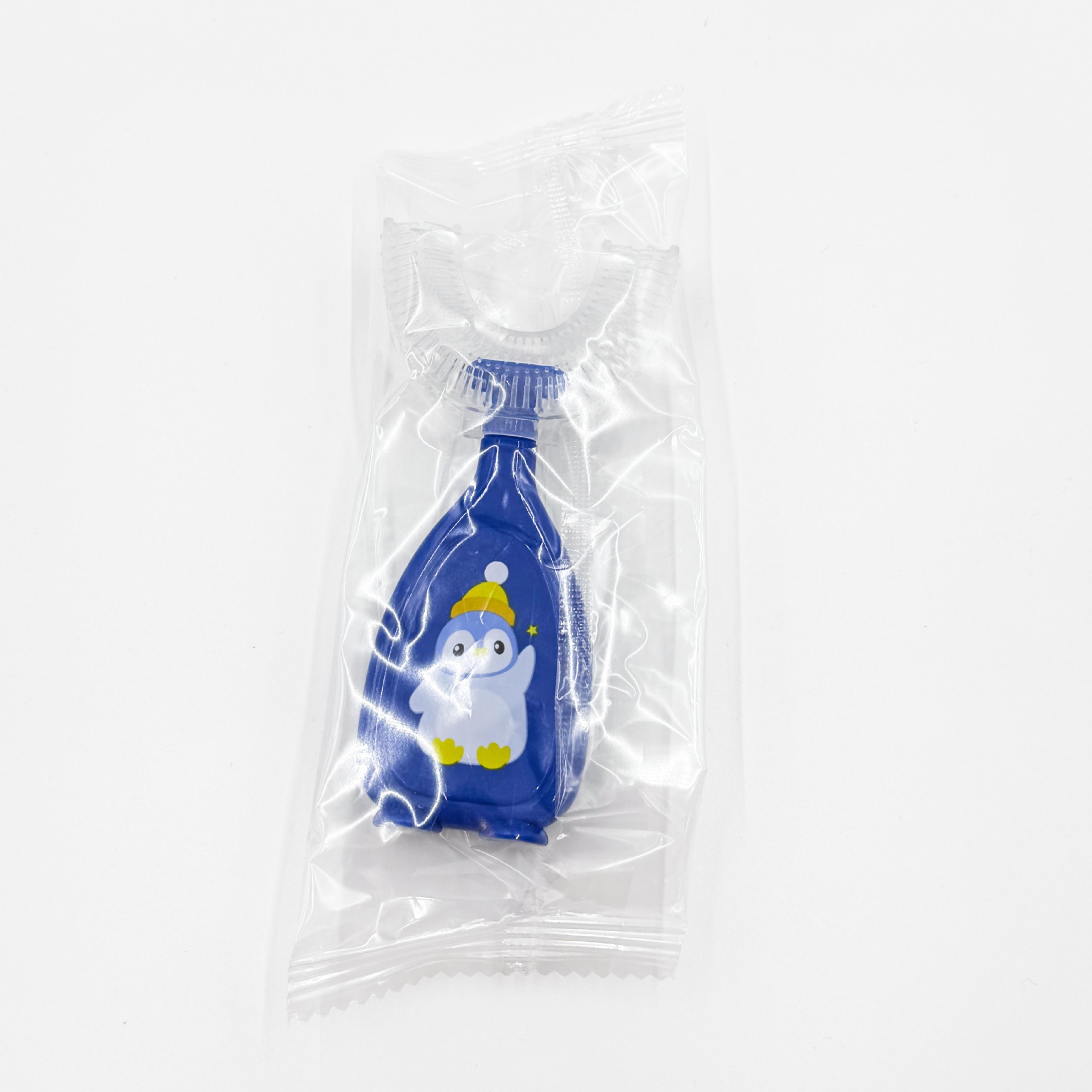 Nuevo cepillo de dientes manual en forma de U para niños, cepillo de dientes de silicona, cepillo de limpieza bucal para bebés, herramienta de cepillado con cerdas suaves para sujetar en la boca.