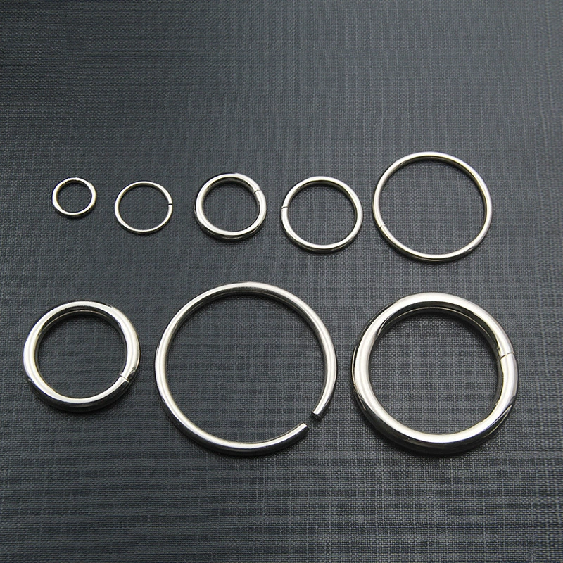 Железное кольцо металлический круг аксессуары для багажа с железным швом одинарное кольцо круглое железное кольцо сумка Одежда круглое кольцо железная катушка