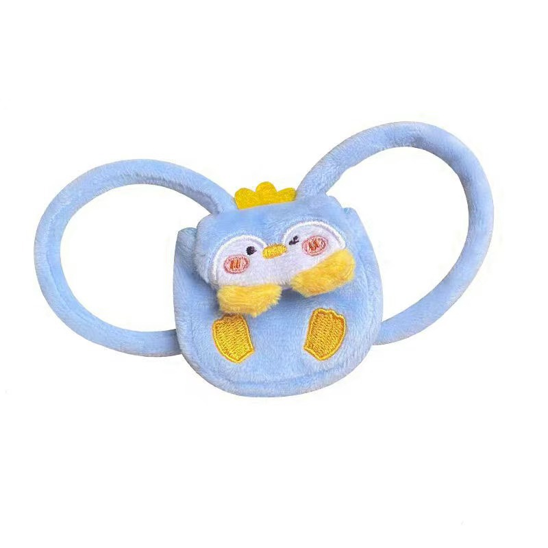 Blue bag, toy with accessories, pinguin