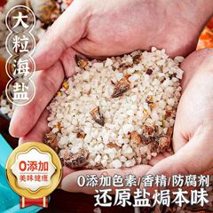 大粒海盐盐焗调味料500g海鲜海盐调味料香料粗盐盐焗专用料