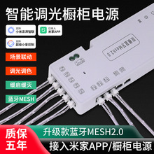 已接入米家APP蓝牙Mesh2.0整体橱柜智能变压器12V24V衣柜酒柜调光