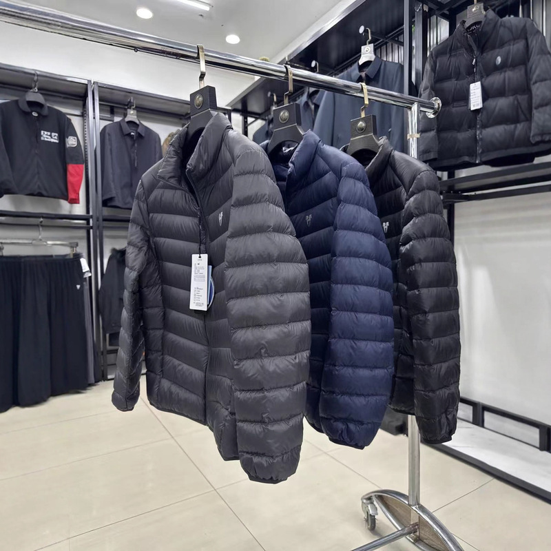 Great Value for Money! 90 Duck Down! Foreign Trade Men's Autumn and Winter Lightweight, Warm and Comfortable Stand-Up Collar Casual down Jacket Trendy