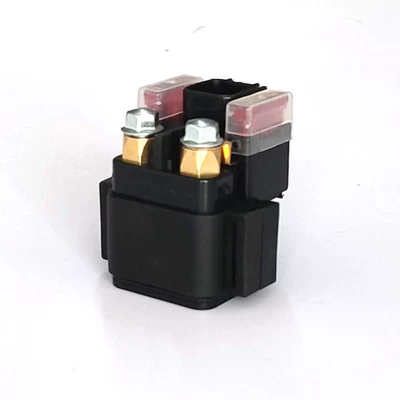 Motorcycle start relay — Power supply, ignition system accessories - transverse-insert-rubber-10a-screw