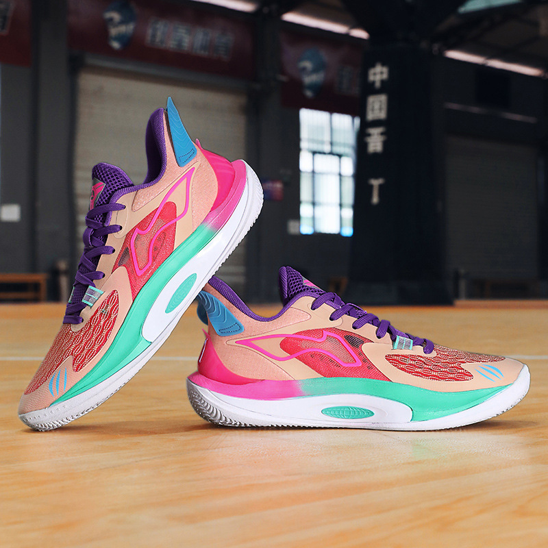 Training Sneakers Basketball Shoes Team Men's Wear-Resistant Youth Sonic Women's Competition Shoes Cement Floor Students Training Sneakers Basketball Shoes Team Men's Wear-Resistant Youth Sonic Women's Competition Shoes Cement Floor Students