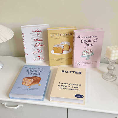 假书仿真书摆件轻奢拍摄道具书样板间软装 奶油风书房客厅装饰|ru