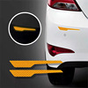Manufactor wholesale personality Car sticker Back bar Warning Reflective paste Back bar Reflective Reflective film logo
