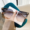 Advanced sunglasses, gradient, high-quality style, light luxury style, internet celebrity