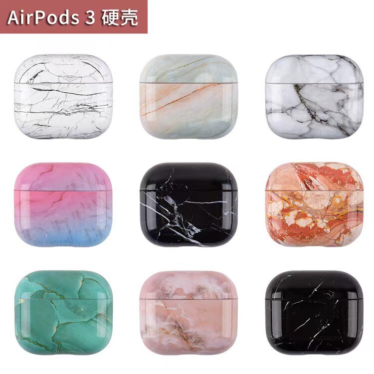 Marble Classic water sticker for Apple wireless Bluetooth headset protective cover airpods 3 earphone shell Marble Classic water sticker for Apple wireless Bluetooth headset protective cover airpods 3 earphone shell