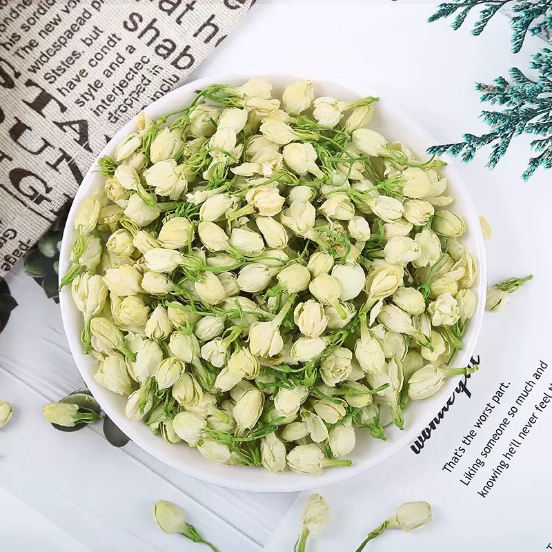 Dried Jasmine Flowers Mo Li Hua 500g Loose Herbal Tea for Blending and Daily Infusions overview