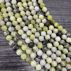 天然花青玉 天然石散珠青玉 花青玉散珠 DIY飾品配件服飾配件貨源
